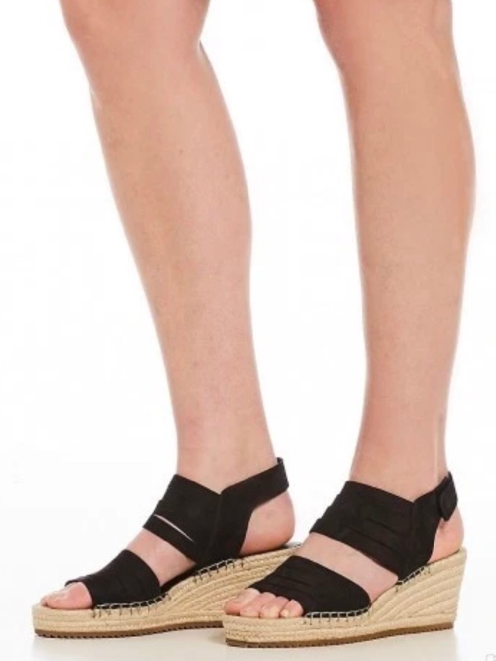 Eileen Fisher Sandal Women's  Size 11 Largo Suede Espadrille Platform Wedges